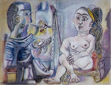 El artista y su modelo L artista et son modele 7 1963 cubista Pablo Picasso Pinturas al óleo
